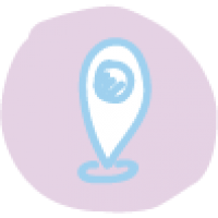 Pin als gezeichnetes Icon Geburtsort & -möglichkeiten als Tipps Geburtsvorbereitung